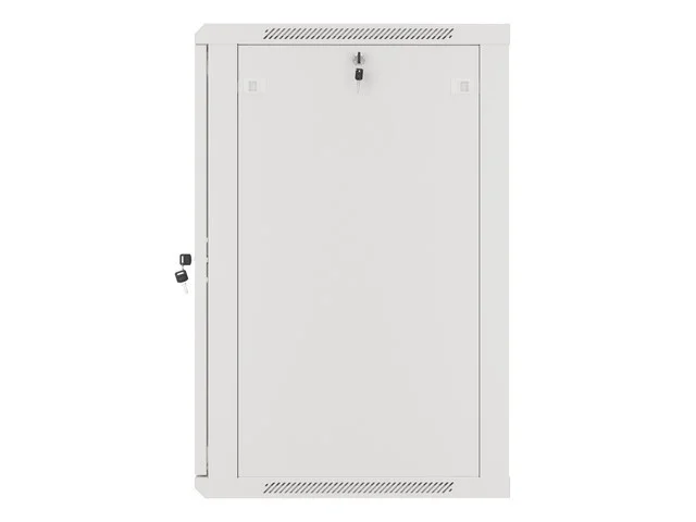 19" RACKOVÁ SKŘÍŇ PRO MONTÁŽ NA STĚNU 18U/600X600 (FLAT PACK) ŠEDÁ  V2