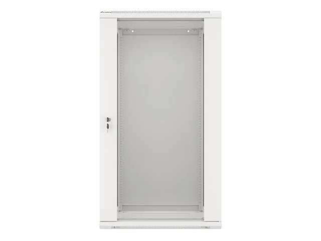 19" RACKOVÁ SKŘÍŇ PRO MONTÁŽ NA STĚNU 22U/600X450 (FLAT PACK) ŠEDÁ  V2