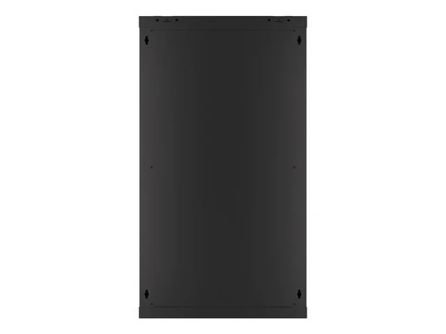 19" RACKOVÁ SKŘÍŇ PRO MONTÁŽ NA STĚNU 22U/600X600 (FLAT PACK) ČERNÁ  V2