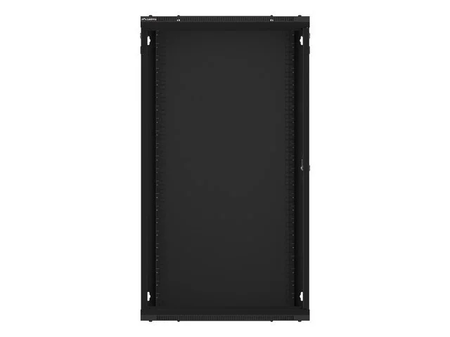 19" RACKOVÁ SKŘÍŇ PRO MONTÁŽ NA STĚNU 22U/600X600 (FLAT PACK) ČERNÁ  V2