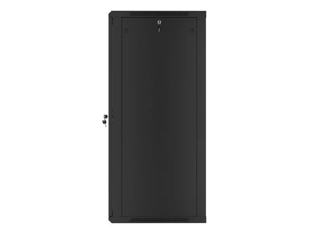 19" RACKOVÁ SKŘÍŇ PRO MONTÁŽ NA STĚNU 27U/600X600 (FLAT PACK) ČERNÁ  V2