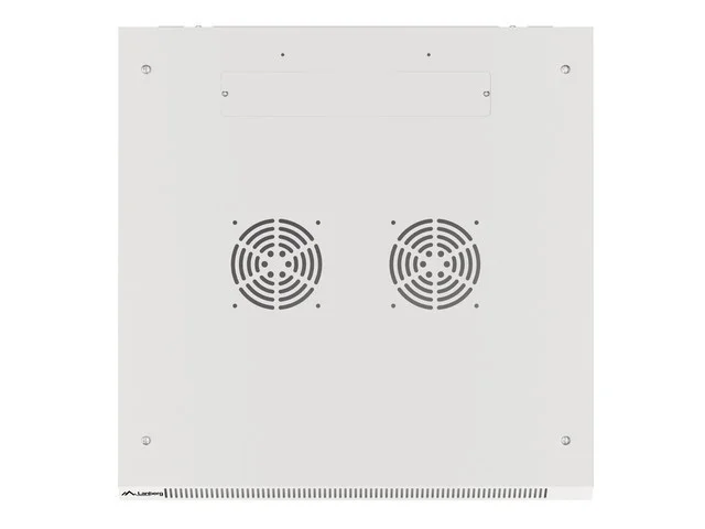 RACKOVÁ SKŘÍŇ 19" NÁSTĚNNÁ 27U/600X600 (FLAT PACK) S PROSKLENÝMI DVEŘMI ŠEDÁ  V2