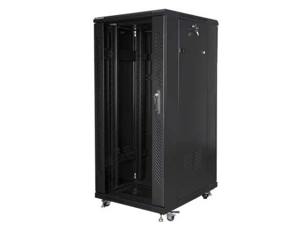 RACKOVÁ SKŘÍŇ 19" VOLNĚ STOJÍCÍ 27U/600X800 (FLAT PACK) ČERNÁ