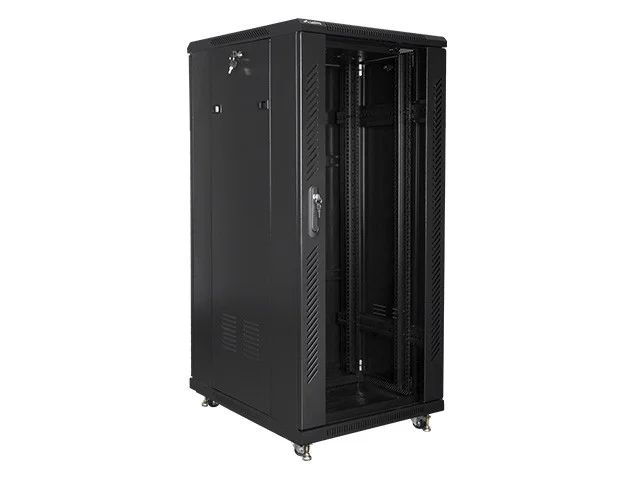 RACKOVÁ SKŘÍŇ 19" VOLNĚ STOJÍCÍ 27U/600X800 (FLAT PACK) ČERNÁ