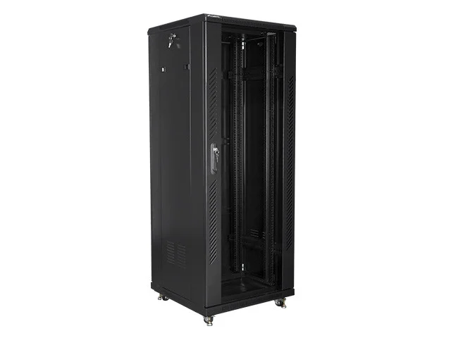 19" VOLNĚ STOJÍCÍ RACKOVÁ SKŘÍŇ 32U/600X600 (FLAT PACK) ČERNÁ
