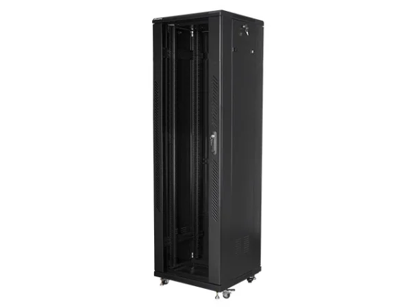 19" VOLNĚ STOJÍCÍ RACKOVÁ SKŘÍŇ 42U/600X600 (FLAT PACK) ČERNÁ