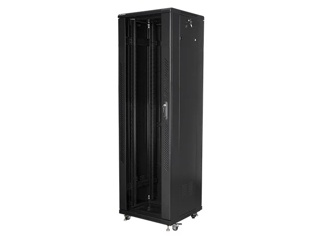 19" VOLNĚ STOJÍCÍ RACKOVÁ SKŘÍŇ 42U/600X600 (FLAT PACK) ČERNÁ