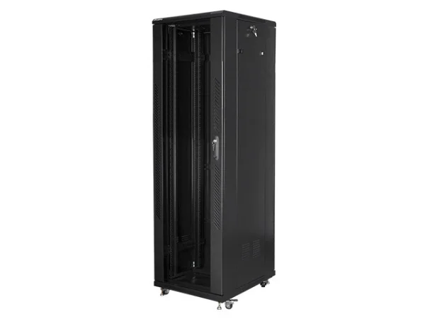 19" VOLNĚ STOJÍCÍ RACKOVÁ SKŘÍŇ 42U/600X800 (FLAT PACK) ČERNÁ