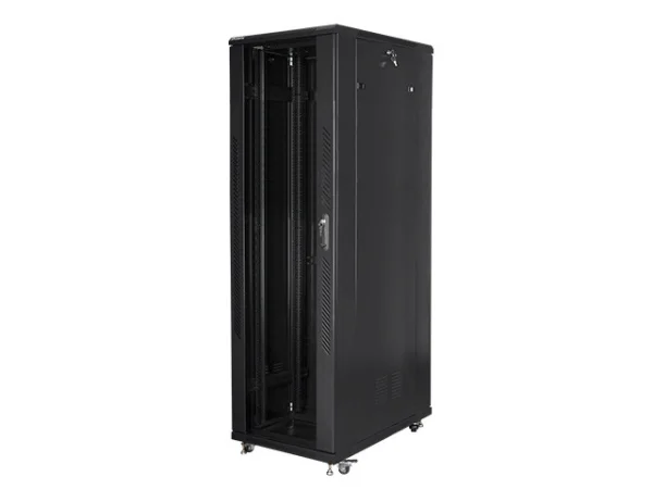 19" VOLNĚ STOJÍCÍ RACKOVÁ SKŘÍŇ 42U/800X1000 (FLAT PACK) ČERNÁ