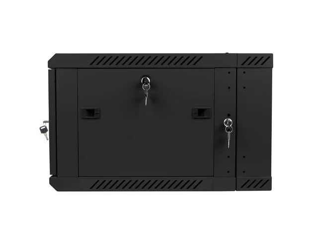 RACKOVÁ SKŘÍŇ 19" DVOUDÍLNÁ NÁSTĚNNÁ 6U/600X600 (FLAT PACK) ČERNÁ