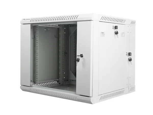 RACKOVÁ SKŘÍŇ 19" DVOUDÍLNÁ NÁSTĚNNÁ 9U/600X600 (FLAT PACK) ŠEDÁ