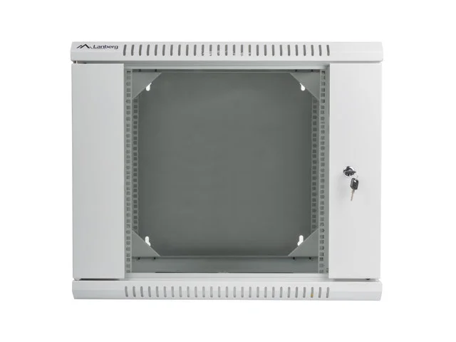 RACKOVÁ SKŘÍŇ 19" DVOUDÍLNÁ NÁSTĚNNÁ 9U/600X600 (FLAT PACK) ŠEDÁ