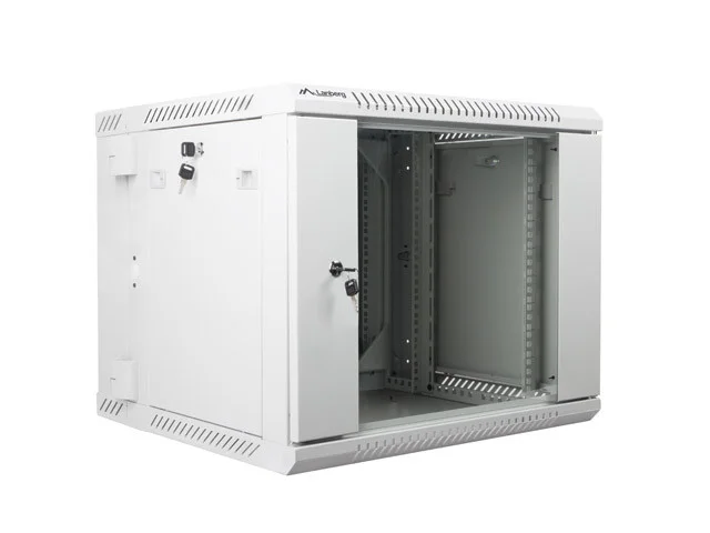 RACKOVÁ SKŘÍŇ 19" DVOUDÍLNÁ NÁSTĚNNÁ 9U/600X600 (FLAT PACK) ŠEDÁ