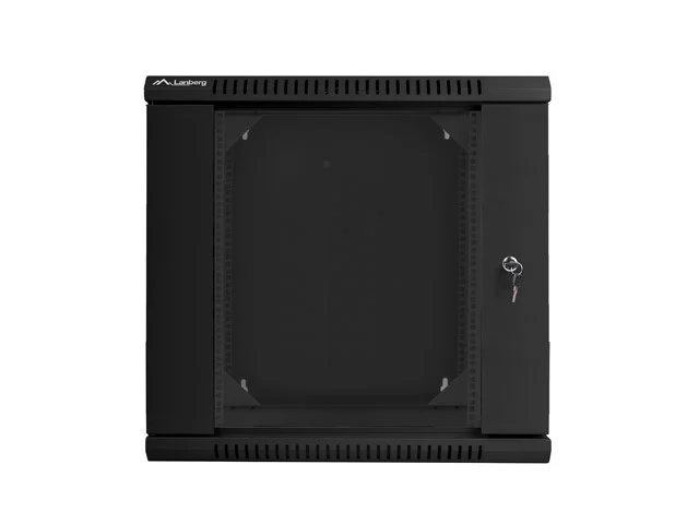 RACKOVÁ SKŘÍŇ 19" DVOUDÍLNÁ NÁSTĚNNÁ 12U/600X600 (FLAT PACK) ČERNÁ