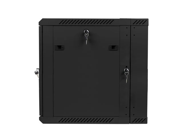 RACKOVÁ SKŘÍŇ 19" DVOUDÍLNÁ NÁSTĚNNÁ 12U/600X600 (FLAT PACK) ČERNÁ