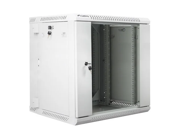 RACKOVÁ SKŘÍŇ 19" DVOUDÍLNÁ NÁSTĚNNÁ 12U/600X600 (FLAT PACK) ŠEDÁ