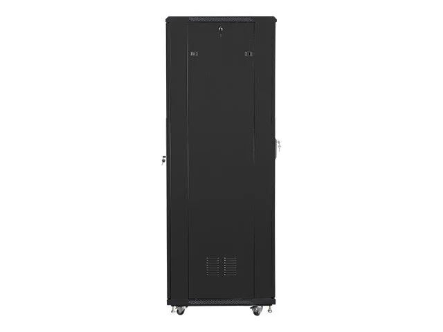 19" VOLNĚ STOJÍCÍ RACKOVÁ SKŘÍŇ 47U/800X1000 S PROSKLENÝMI DVEŘMI ČERNÁ  (SMONTOVANÁ)