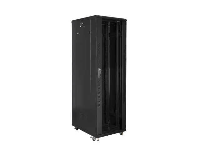 RACKOVÁ SKŘÍŇ 19" VOLNĚ STOJÍCÍ 42U/800X800 (FLAT PACK) ČERNÁ