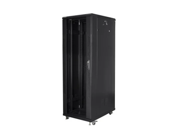 RACKOVÁ SKŘÍŇ 19" VOLNĚ STOJÍCÍ 47U/800X800 (FLAT PACK) ČERNÁ
