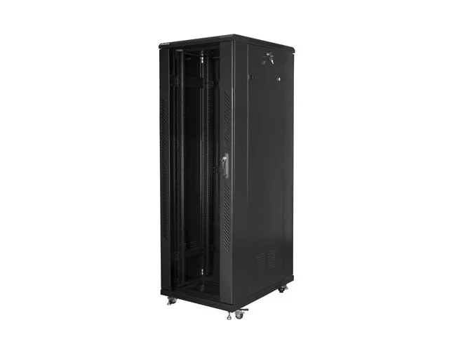 RACKOVÁ SKŘÍŇ 19" VOLNĚ STOJÍCÍ 47U/800X800 (FLAT PACK) ČERNÁ
