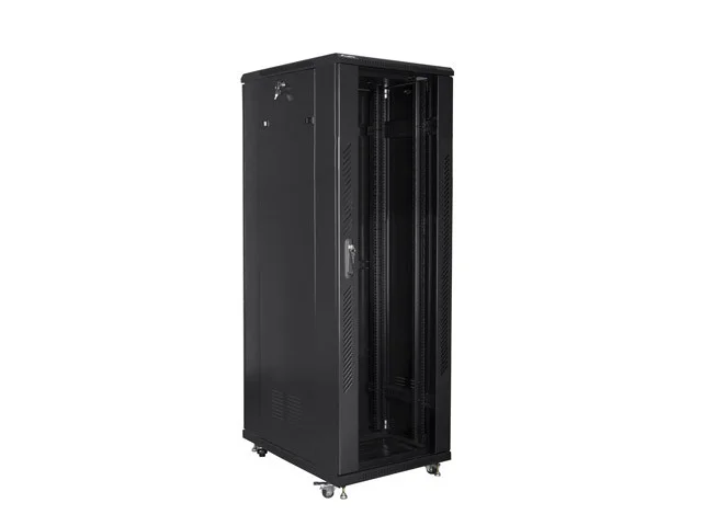 RACKOVÁ SKŘÍŇ 19" VOLNĚ STOJÍCÍ 47U/800X800 (FLAT PACK) ČERNÁ