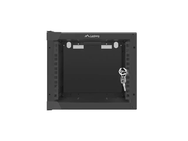 RACKOVÁ SKŘÍŇ 10" NÁSTĚNNÁ 4U/280X310 (FLAT PACK) S PROSKLENÝMI DVEŘMI ČERNÁ