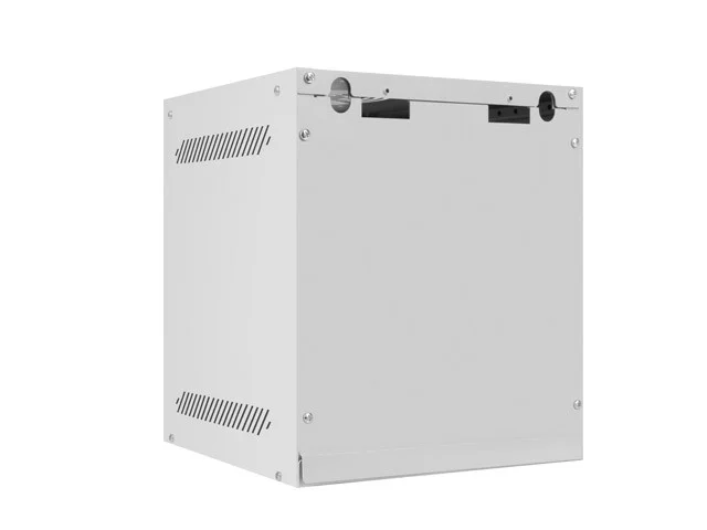 RACKOVÁ SKŘÍŇ 10" NÁSTĚNNÁ 6U/280X310 (FLAT PACK) S PROSKLENÝMI DVEŘMI ŠEDÁ