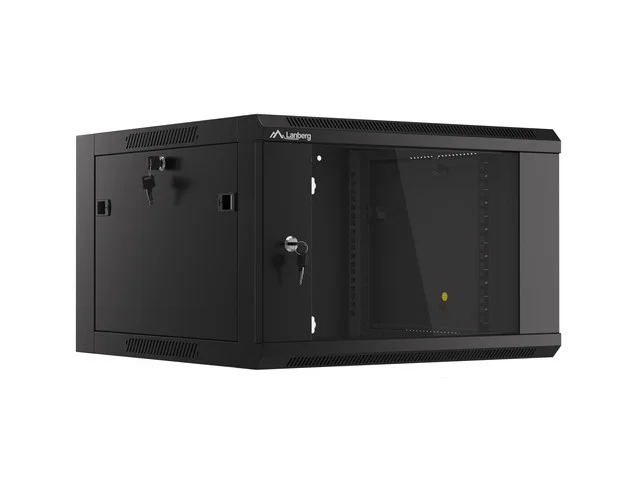 RACKOVÁ SKŘÍŇ 19" NÁSTĚNNÁ 6U 600 RYCHLÁ MONTÁŽ (PLOCHÉ BALENÍ) ČERNÁ