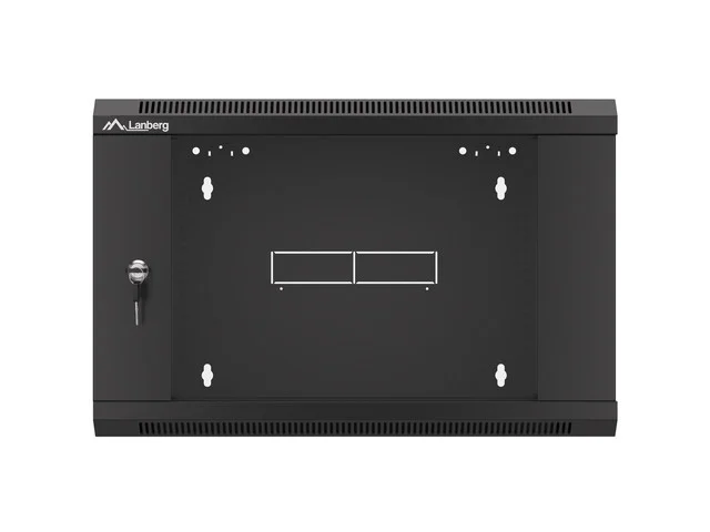 RACKOVÁ SKŘÍŇ 19" NÁSTĚNNÁ 6U 600 RYCHLÁ MONTÁŽ (PLOCHÉ BALENÍ) ČERNÁ