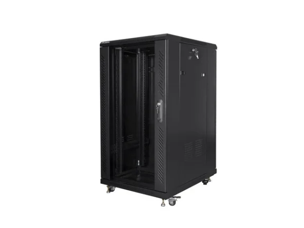 19" VOLNĚ STOJÍCÍ RACKOVÁ SKŘÍŇ 22U/600X800 (FLAT PACK) ČERNÁ  (FLAT PACK)