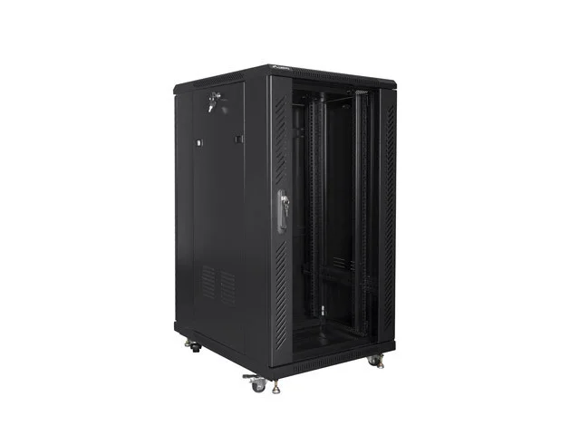 19" VOLNĚ STOJÍCÍ RACKOVÁ SKŘÍŇ 22U/600X800 (FLAT PACK) ČERNÁ  (FLAT PACK)