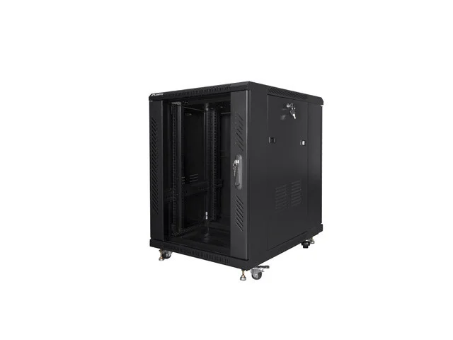 RACKOVÁ SKŘÍŇ 19" VOLNĚ STOJÍCÍ 15U/600X800 (FLAT PACK) ČERNÁ  (FLAT PACK)