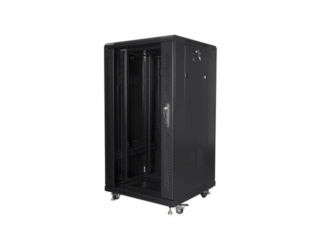 19" VOLNĚ STOJÍCÍ RACKOVÁ SKŘÍŇ 22U/600X600 (FLAT PACK) ČERNÁ  (FLAT PACK)