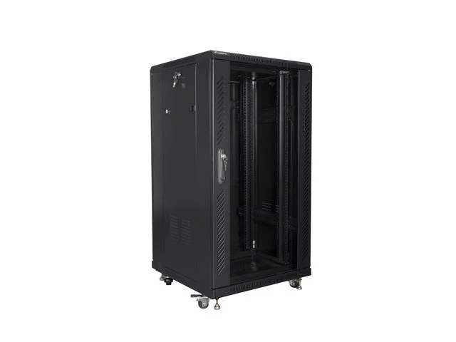 19" VOLNĚ STOJÍCÍ RACKOVÁ SKŘÍŇ 22U/600X600 (FLAT PACK) ČERNÁ  (FLAT PACK)