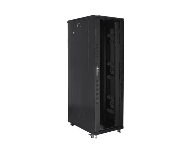 19" VOLNĚ STOJÍCÍ RACKOVÁ SKŘÍŇ 42U/800X1200 (FLAT PACK) ČERNÁ  (FLAT PACK)