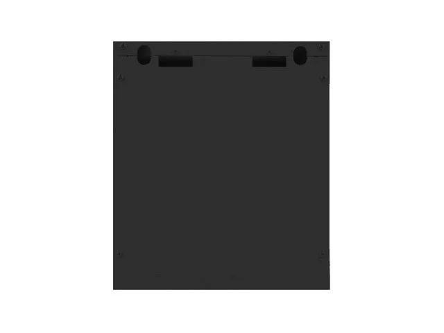 RACKOVÁ SKŘÍŇ 10" PRO MONTÁŽ NA STĚNU 6U/280X310 PRO VLASTNÍ MONTÁŽ S KOVOVÝMI DVEŘMI ČERNÁ  (PLOCHÉ BALENÍ)