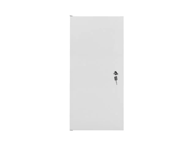 RACKOVÁ SKŘÍŇ 10" NÁSTĚNNÁ 12U/280X310 PRO VLASTNÍ MONTÁŽ S KOVOVÝMI DVEŘMI ŠEDÁ  (PLOCHÉ BALENÍ)