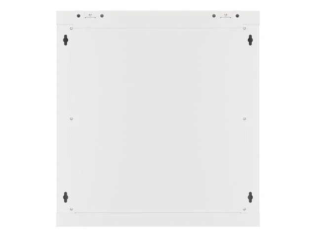 RACKOVÁ SKŘÍŇ 19" NÁSTĚNNÁ 12U/600X450 PRO VLASTNÍ MONTÁŽ S KOVOVÝMI DVEŘMI ŠEDÁ  (PLOCHÉ BALENÍ)