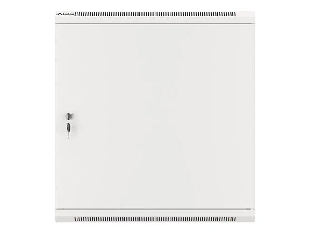 RACKOVÁ SKŘÍŇ 19" NÁSTĚNNÁ 12U/600X600 PRO VLASTNÍ MONTÁŽ S KOVOVÝMI DVEŘMI ŠEDÁ  (PLOCHÉ BALENÍ)