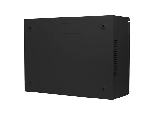 19" RACKOVÁ SKŘÍŇ PRO MONTÁŽ NA STĚNU 4U+3U/540X200 NÍZKOPROFILOVÁ ČERNÁ  (SMONTOVANÁ)