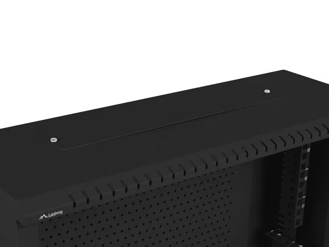 19" RACKOVÁ SKŘÍŇ PRO MONTÁŽ NA STĚNU 4U+3U/540X200 NÍZKOPROFILOVÁ ČERNÁ  (SMONTOVANÁ)