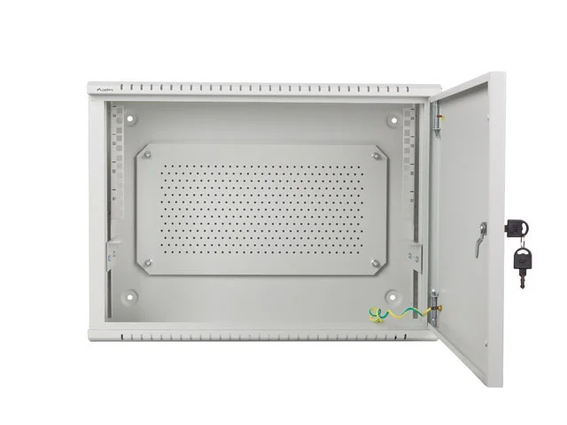 19" RACKOVÁ SKŘÍŇ PRO MONTÁŽ NA STĚNU 4U+3U/540X200 NÍZKOPROFILOVÁ ŠEDÁ  (SMONTOVANÁ)