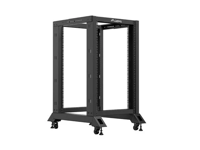 OTEVŘENÝ RACK 18U 600X800 ČERNÝ