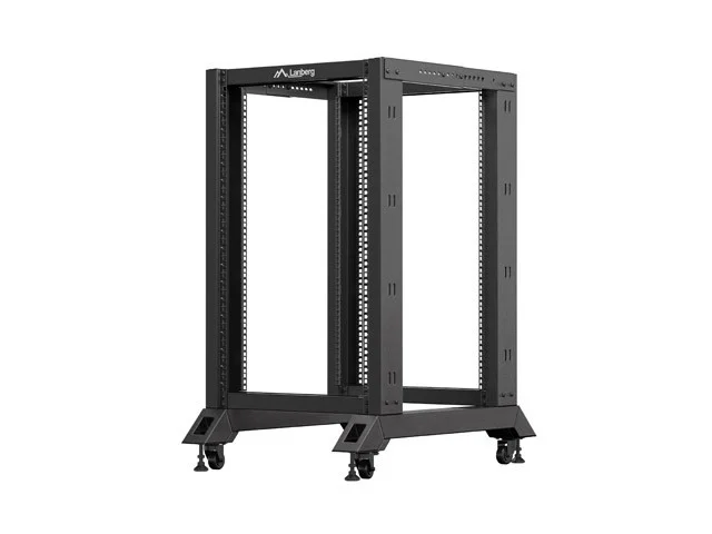 OTEVŘENÝ RACK 18U 600X800 ČERNÝ