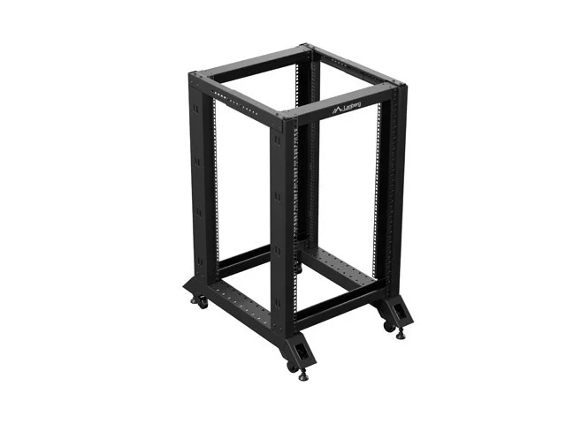 OTEVŘENÝ RACK 18U 600X800 ČERNÝ