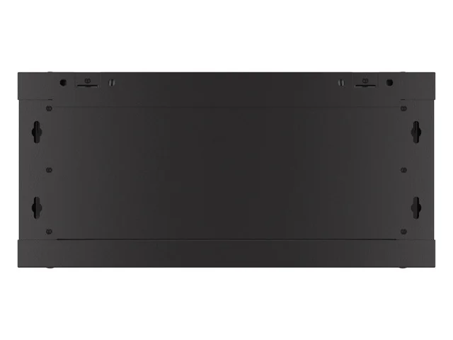 RACKOVÁ SKŘÍŇ 19" NÁSTĚNNÁ 4U/600X450 S PERFOROVANÝMI DVEŘMI ČERNÁ  (PLOCHÉ BALENÍ)
