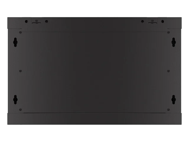 19" RACKOVÁ SKŘÍŇ PRO MONTÁŽ NA STĚNU 6U/600X450 S PERFOROVANÝMI DVEŘMI ČERNÁ  (PLOCHÉ BALENÍ)