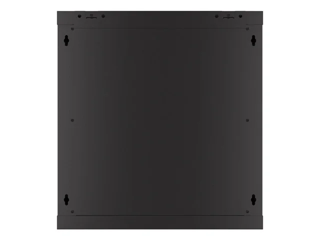 19" RACKOVÁ SKŘÍŇ 12U/600X450 S PERFOROVANÝMI DVEŘMI ČERNÁ  (PLOCHÉ BALENÍ)
