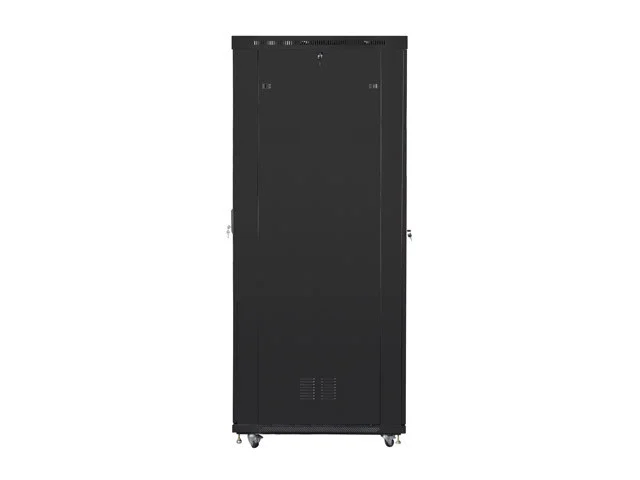 19" VOLNĚ STOJÍCÍ RACKOVÁ SKŘÍŇ 47U/800X1200 (FLAT PACK) S PROSKLENÝMI DVEŘMI LCD ČERNÁ  V2