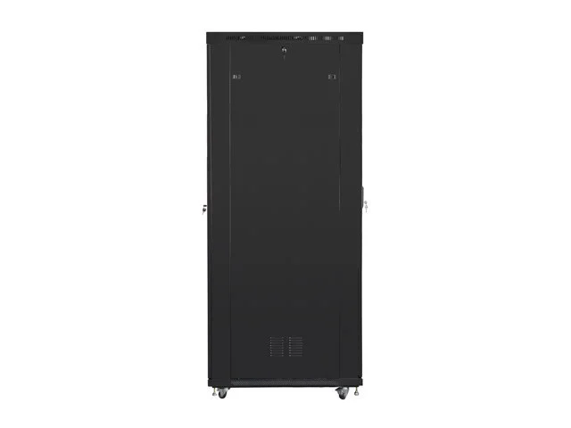 19" VOLNĚ STOJÍCÍ RACKOVÁ SKŘÍŇ 47U/800X1200 (FLAT PACK) S PROSKLENÝMI DVEŘMI LCD ČERNÁ  V2